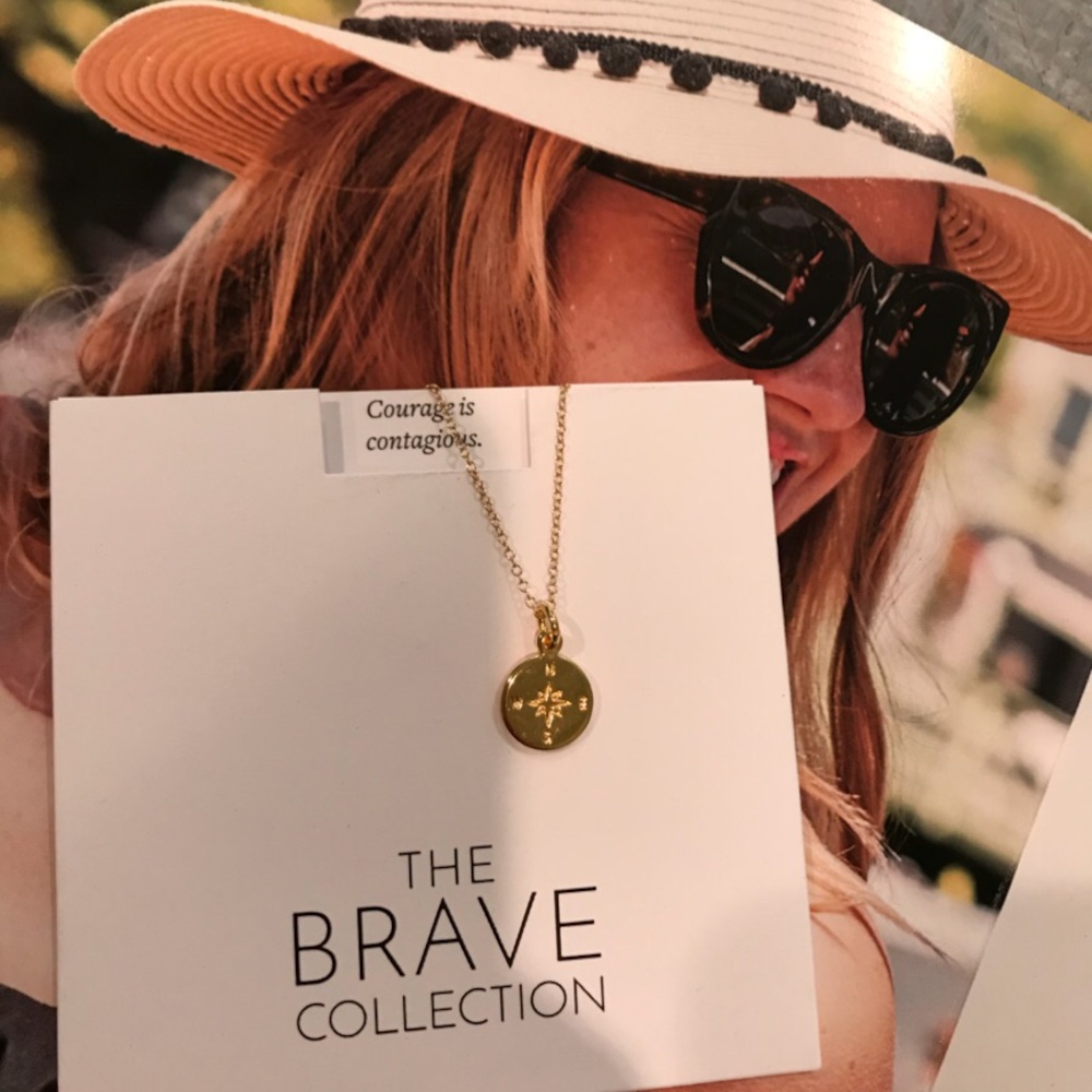 Compass Charm Necklace- Rachel Zoe Box of Style